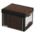 FEL00725 - R-Kive Max Storage Box, Letter/Legal, Locking Lid, Woodgrain, 12/Carton