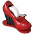 MMMC30SHOE - Shoe Tape Dispenser, Red High Heel, 1" Core