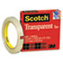 MMM600122592 - Transparent Glossy Tape, 1/2" x 72 yards, 3" Core, Clear