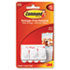 MMM17066 - Adhesive Micro Utility Hooks, Plastic, White, 3/Pack