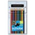 SAN92804 - Scholar Colored Woodcase Pencils, 12 Assorted Colors/Set