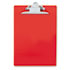 SAU21601 - Plastic Antimicrobial Clipboard, 1" Capacity, Holds 8-1/2w x 12h, Red