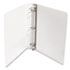 WLJ36314W - Vinyl Round Ring Locking View Binder, 1" Capacity, White