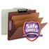 Smead&reg; Pressboard Classification Folders with SafeSHIELD&reg; Coated Fasteners