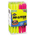 AVE29861 - Highlighter, Pen-Style Chisel Tip, 20 Yellow/4 Pink, 24/Pk