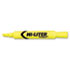 AVE24000 - Desk Style Highlighter, Chisel Tip, Fluorescent Yellow Ink, 12/Pk