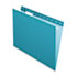 ESS415215TEA - Reinforced Hanging File Folders, Letter, Teal, 25/Box