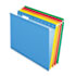 ESS415215ASST - Reinforced Hanging File Folders, Letter, Brites, 25/Box
