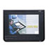 AOP41700S - Logo Pad Desktop Organizer with Clear Overlay, 22 x 17, Black