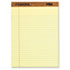 TOP7532 - The Legal Pad Legal Rule Perforated Pads, Letter Size, Canary, 50 Sht Pds, 12/Pk