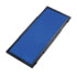 QRTSB93501Q - Display System Optional Header Panel, Fabric, 24 x 10, Blue/Gray/Black PVC Frame