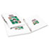 AVE17012 - Durable Vinyl Slant D Ring View Binder, 11 x 8-1/2, 1" Capacity, White