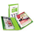 AVE23030 - Protect & Store View Mini Binder, Round Ring, 5-1/2 x 8-1/2, 1" Capacity, Green