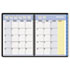 AAG760805 - QuickNotes Recycled Monthly Planner, 6-7/8 x 8-3/4, Black, 2012