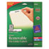 AVE8066 - Removable Inkjet/Laser Filing Labels, 2/3 x 3-7/16, White, 750/Pack