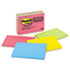 MMM6445SSP - Super Sticky Large Format Notes, 6 x 4, Electric Glow, 8 45-Sheet pads/Pack