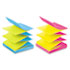 MMMR330UALT - Pop-Up Refills, 3 x 3, 4 Alternating Ultra Colors, 12 100-Sheet Pads/Pack