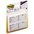 MMM76714 - Fax Transmittal Notes,1-1/2 x 4, White, 4 50-Sheet Pads/Pack