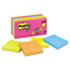 MMM65414AN - Original Pads in Neon Colors, 3 x 3, Five Neon Colors, 14 100-Sheet Pads/Pack