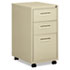 BSX1623ML - Embark Series Mobile Box/box/File Pedestal File w/"M" Pull Drawers, 20d, Putty