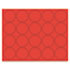 BVCFM1604 - Interchangeable Magnetic Characters, Circles, Red, 3/4" Dia., 20/Pack