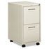 BSX1624MQ - Embark Series File/File Pedestal File w/2 "M" Pull Drawers, 22d, Light Gray