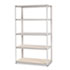 TNNLSS482484 - Stur-D-Stor Shelving, 5 Shelves, 48w x 24d x 84h, Sand