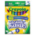 CYO587832 - Washable Markers, Broad Point, Bold Colors, 8/Set