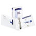 AVE01319 - Extra-Wide EZD Reference View Binder, 1-1/2" Capacity, White