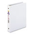 AVE05806 - Economy Vinyl Round Ring View Binder, 1" Capacity, White