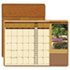 HOD523 - Landscapes Full-Color Monthly Planner, Ruled, 7 x 10, Brown, 2012