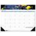 HOD1936 - Sea Life Photographic Monthly Desk Pad Calendar, 18-1/2 x 13, 2012