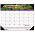 HOD174 - Gardens of the World Photographic Monthly Desk Pad Calendar, 22 x 17, 2012