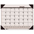 HOD12470 - EcoTones Sunrise Rose Monthly Desk Pad Calendar, 22 x 17, 2012