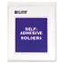 CLI70911EA - Self-Adhesive Shop Ticket Holders, 8 1/2 x 11, 50/BX