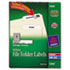 AVE5366 - Permanent Self-Adhesive Laser/Inkjet File Folder Labels, White, 1500/Box