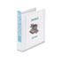 AVE09401 - Durable Slant Easy Insert Ring View Binders, 1-1/2" Capacity, White