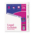 AVE11374 - Avery-Style Legal Side Tab Divider, Title: A-Z, Letter, White, 1 Set