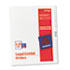 AVE11381 - Avery-Style Legal Side Tab Divider, Title: 1-10, Letter, White, 1 Set