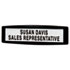 FEL75906 - Plastic Partition Additions Nameplate, 9 x 2 1/2, Graphite