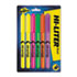 AVE23565 - Fluorescent Pen Style Highlighter, Chisel Tip, 6/Set