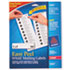 AVE5261 - Easy Peel Laser Address Labels, 1 x 4, White, 500/Pack