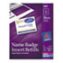 Avery&reg; Additional White Laser/Inkjet Inserts for Badge Holders