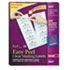 AVE5663 - Easy Peel Laser Mailing Labels, 2 x 4, Clear, 500/Box