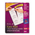 AVE5664 - Easy Peel Laser Mailing Labels, 3-1/3 x 4, Clear, 300/Box