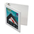 AVE68056 - Framed View Binder With One Touch Locking EZD Rings, 1" Capacity, White