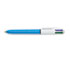 BICMM11 - 4-Color Ballpoint Retractable Pen, Assorted Ink, Medium