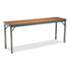 BRKCL1872WA - Special Size Folding Table, Rectangular, 72w x 18d x 30h, Walnut