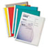 CLI32550 - Vinyl Report Covers with Binding Bars, White Binding Bars, 11 x 8 1/2, 50/BX