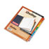 CRD61518 - Traditional OneStep Index System, 15-Tab, 1-15, Letter, Assorted, 15/Set